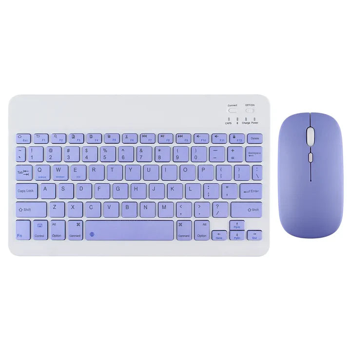 Combo Teclado Y Mouse Inalambrico Recargable Bluetooth BT209