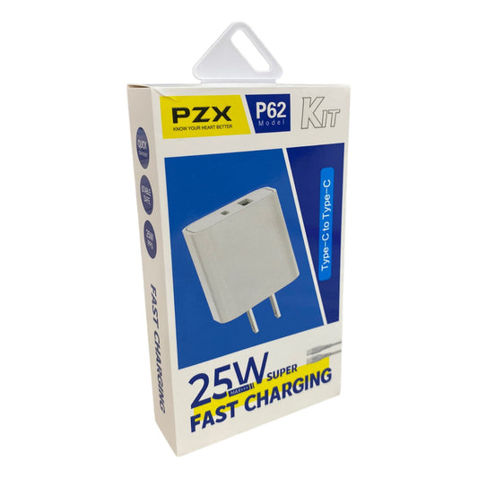 Cargador Para Celular QC 5.0 25W PZX P62 C-C