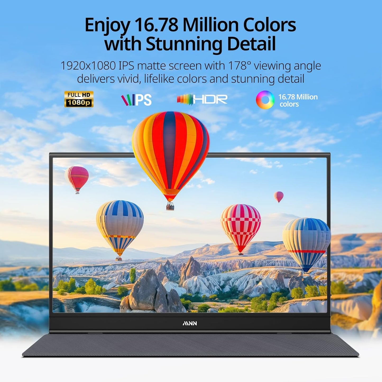 🖥️ Monitor Portátil MNN 15.6" Full HD