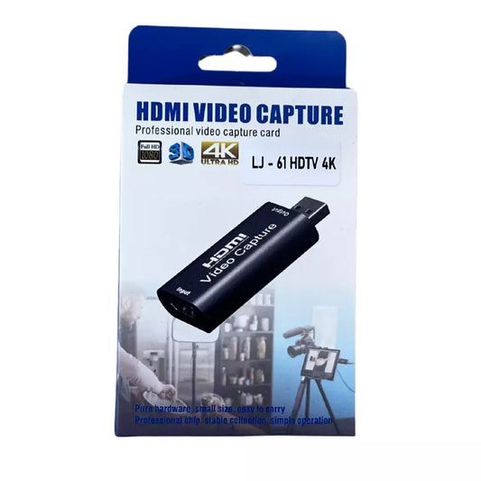 Adaptador Para Video HDMI a USB LJ-61 HDTV 4K